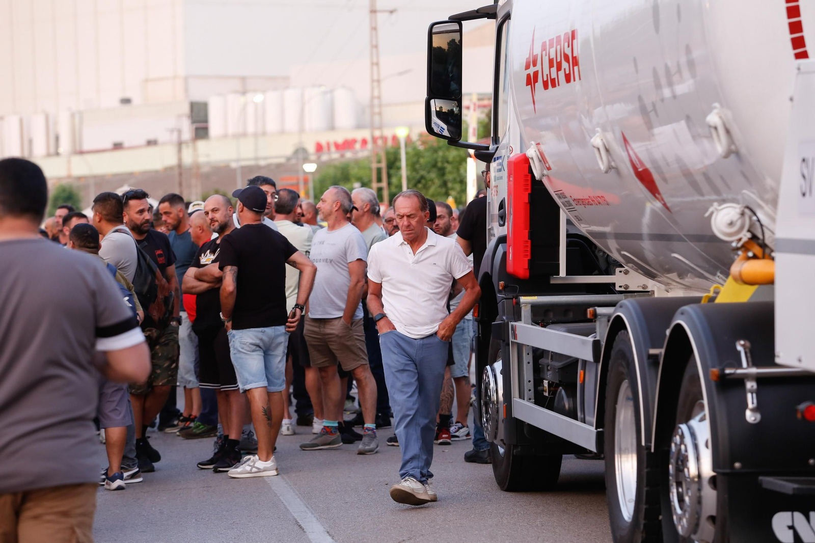 La primera jornada de la huelga del metal en el Campo de Gibraltar, en imágenes