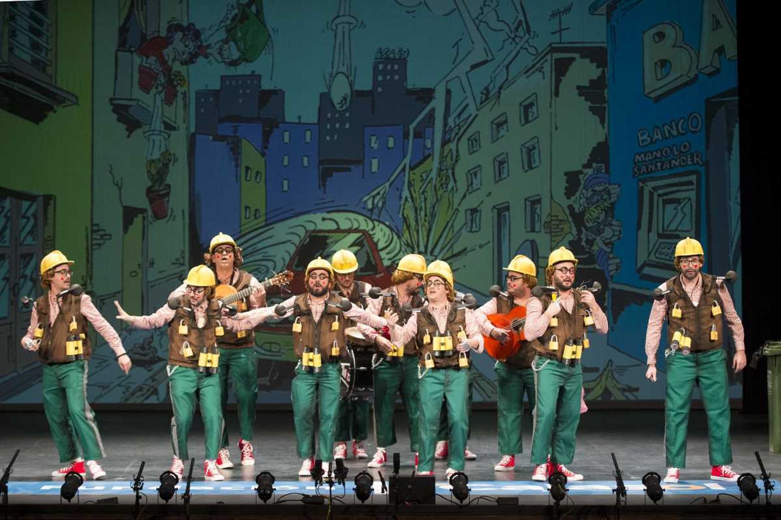 Las imágenes de la decimoquinta función clasificatoria