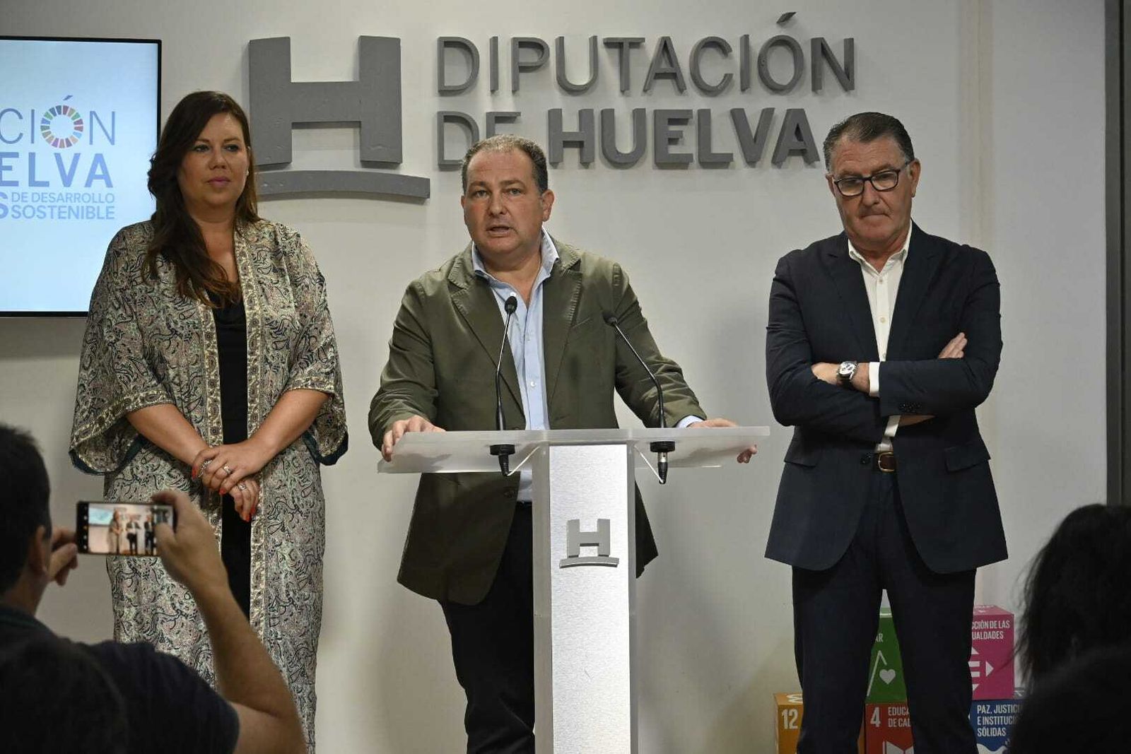 El presidente de la Diputación David Toscano