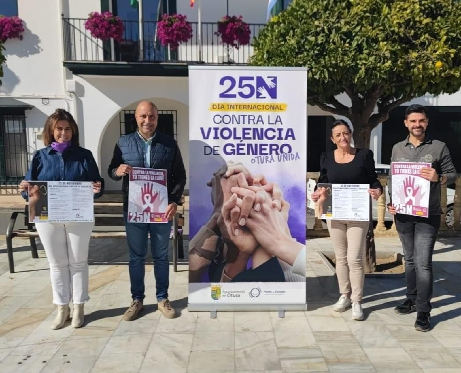 Presentación de los actos de la Semana contra la Violencia de Género en Otura.