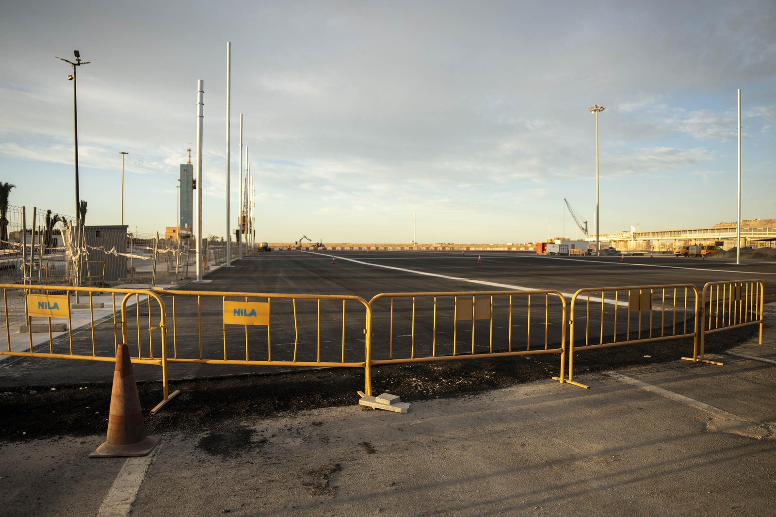 En imágenes las obras del Puerto Ciudad de Almería