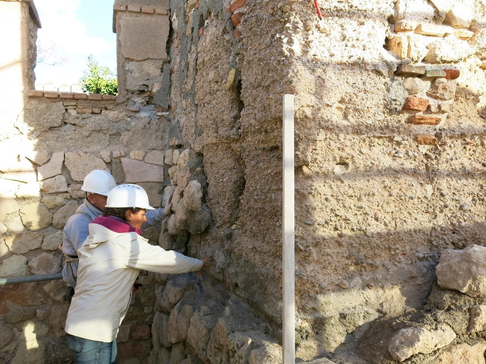 La Junta finaliza las obras de conservación en el ‘Bastión Sur’ de la Alcazaba