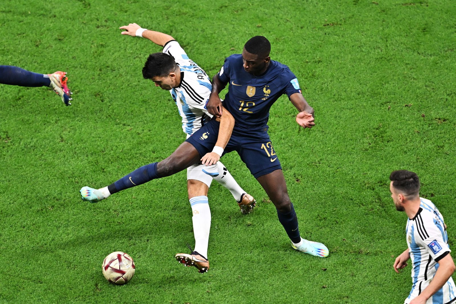 Las imágenes del Argentina-Francia