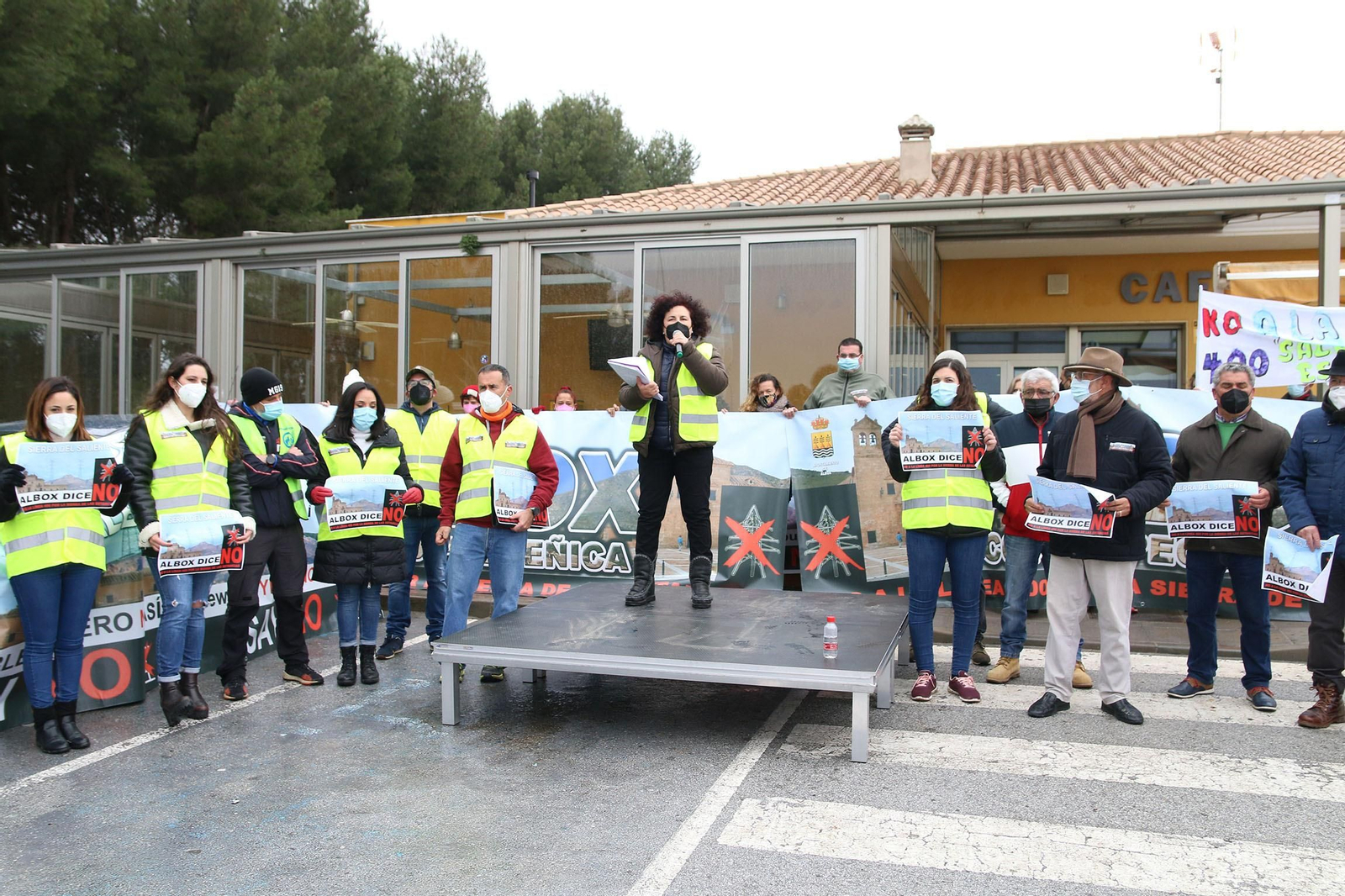 Fotogalería de la tractorada del Almanzora contra línea de 400 Kv que atraviesa las Estancias