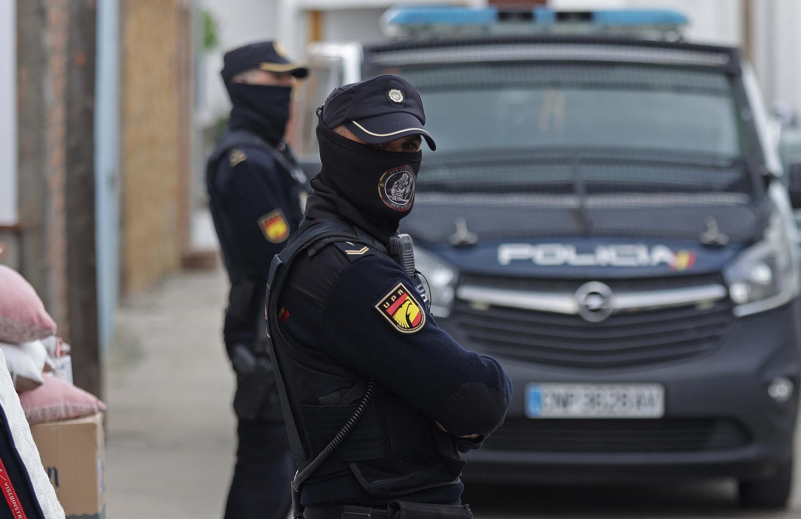 Fotos del desahucio ejecutado en la barriada de El Rinconcillo en Algeciras