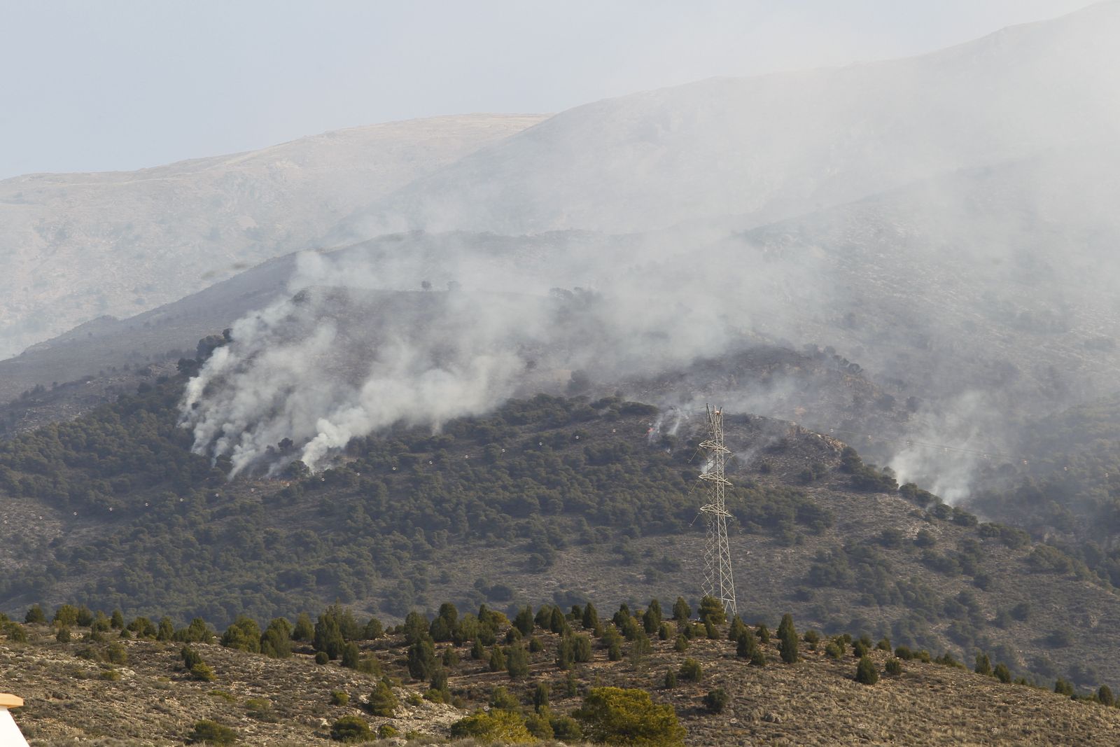 Fotogalería incendio forestal de Castala, Berja y Dalías.