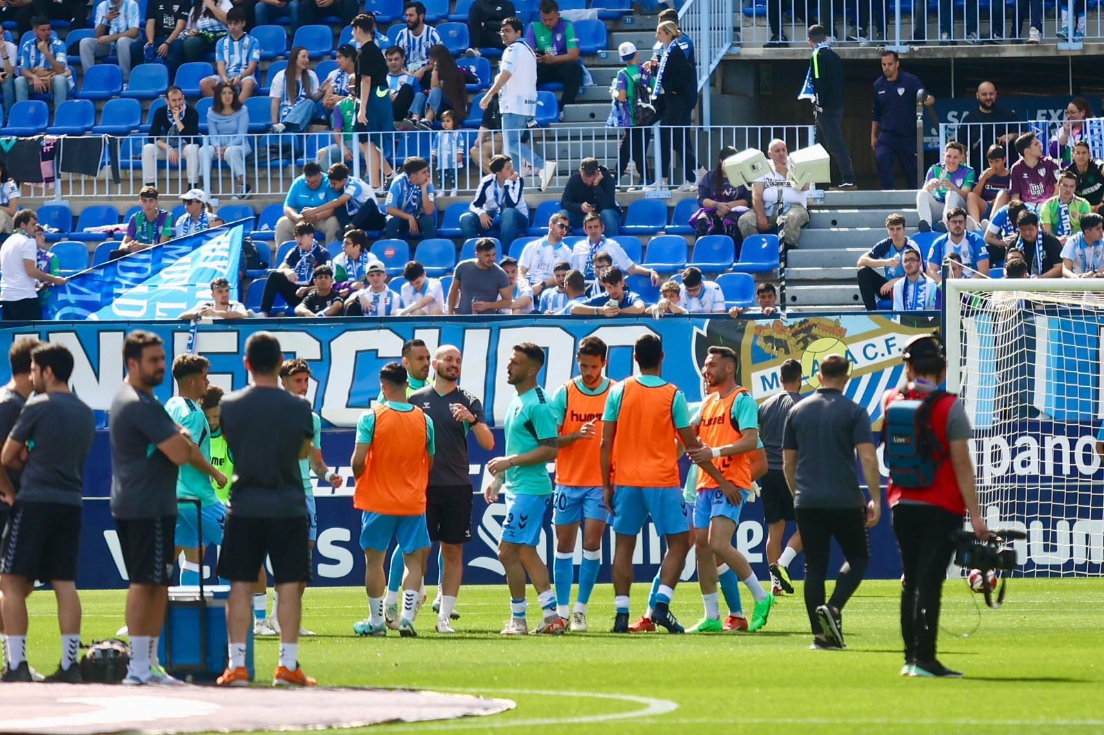 El Málaga CF - Intercity, en fotos