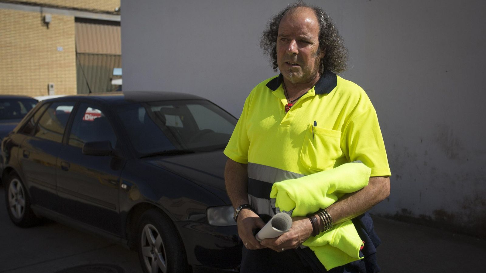 El vigilante al que maniataron, Manuel Sánchez.