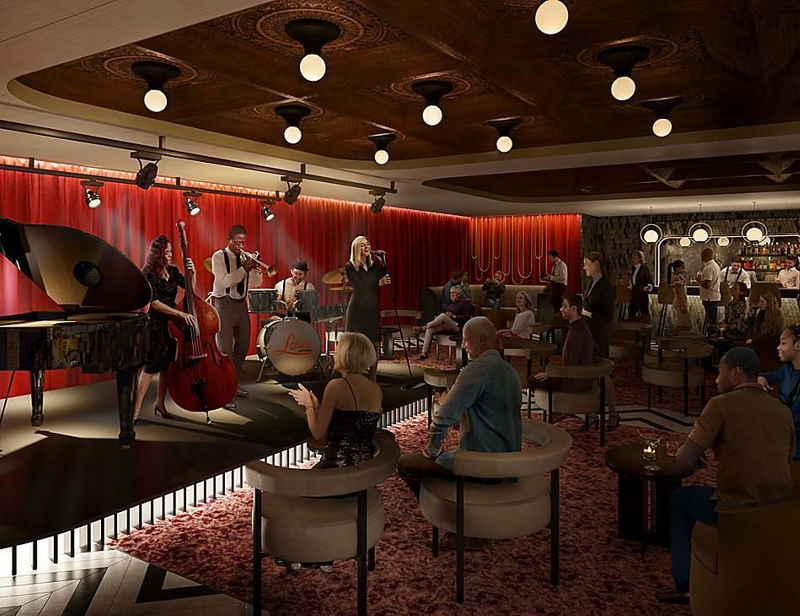 Imágenes del impresionante interior del crucero 'Icon of the Seas', el más grande del mundo