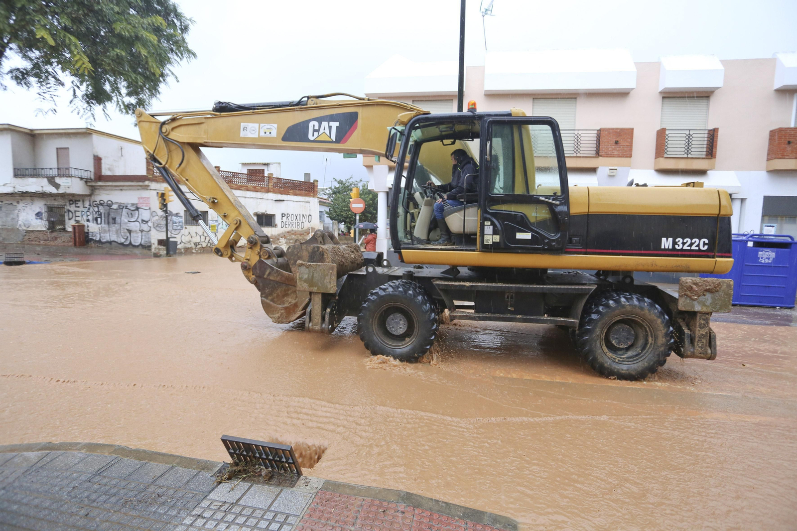 Las fotos de Campanillas inundada por el desbordamiento del río