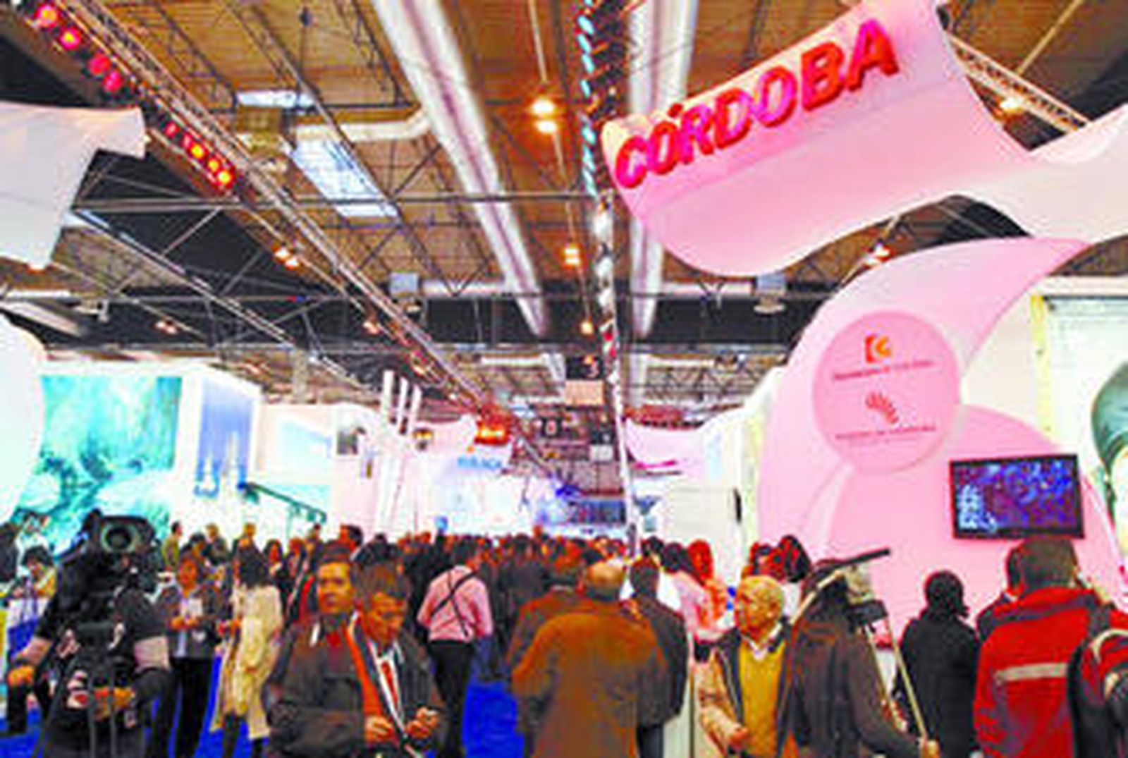 El expositor de Córdoba, ayer durante la segunda jornada de Fitur.