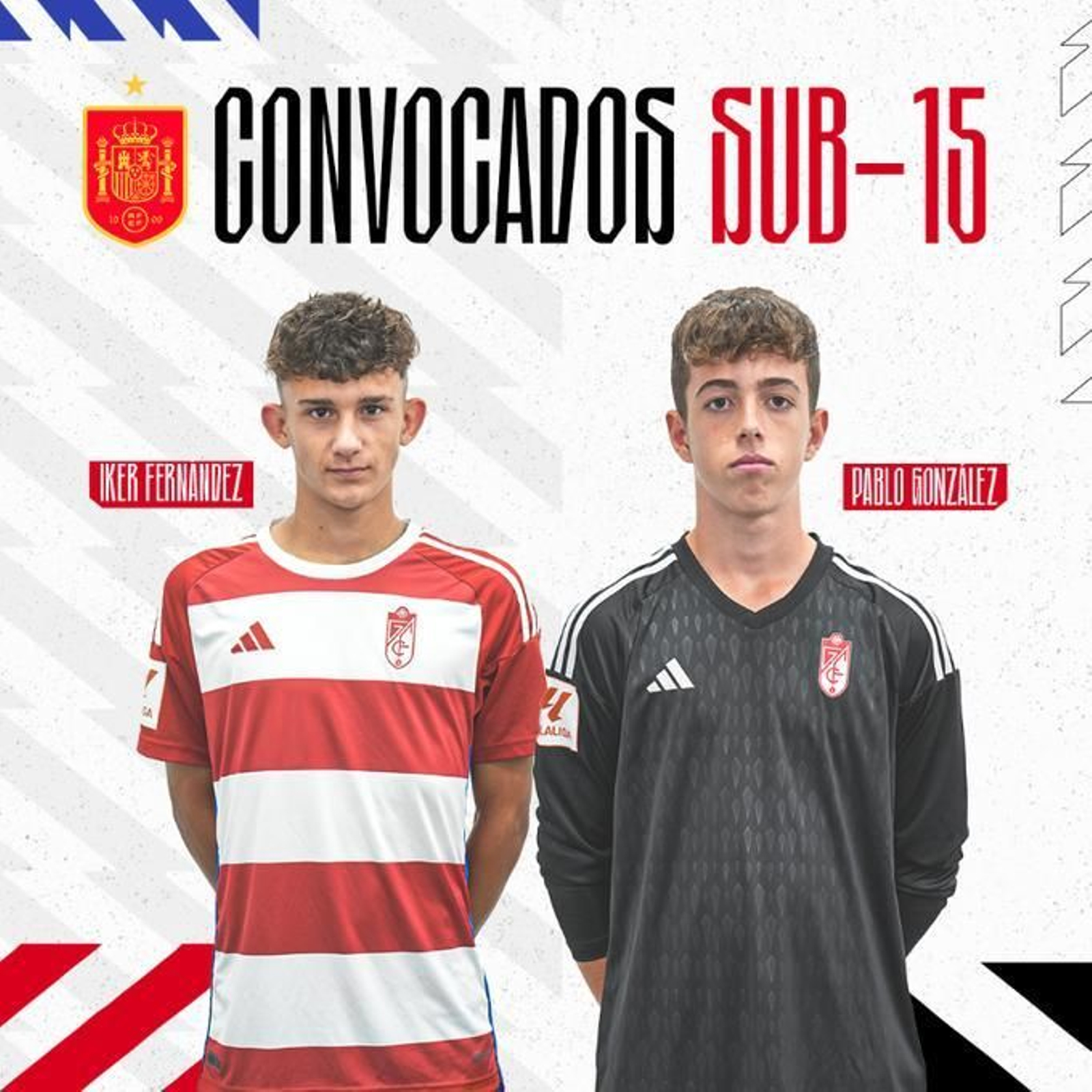 Los dos jugadores del Granada convocados