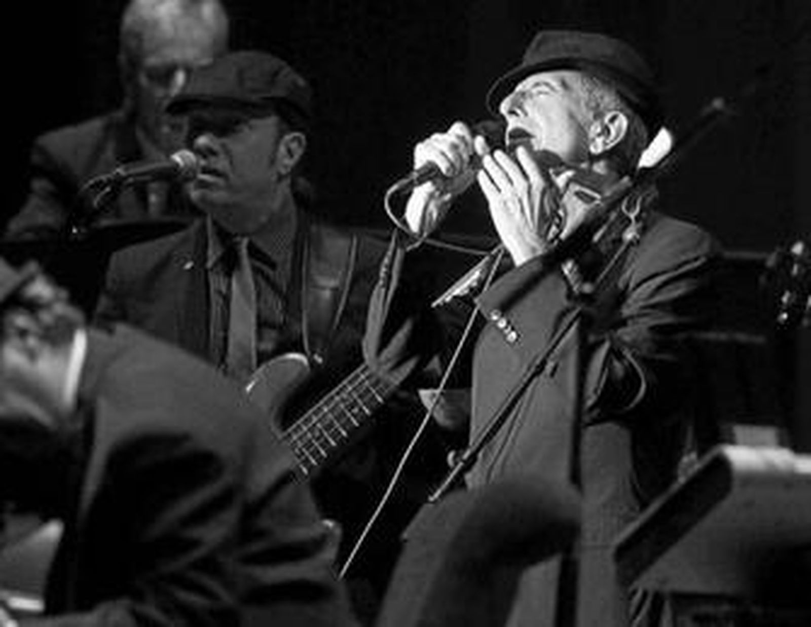 Leonard Cohen, este año, durante una actuación en Vigo.