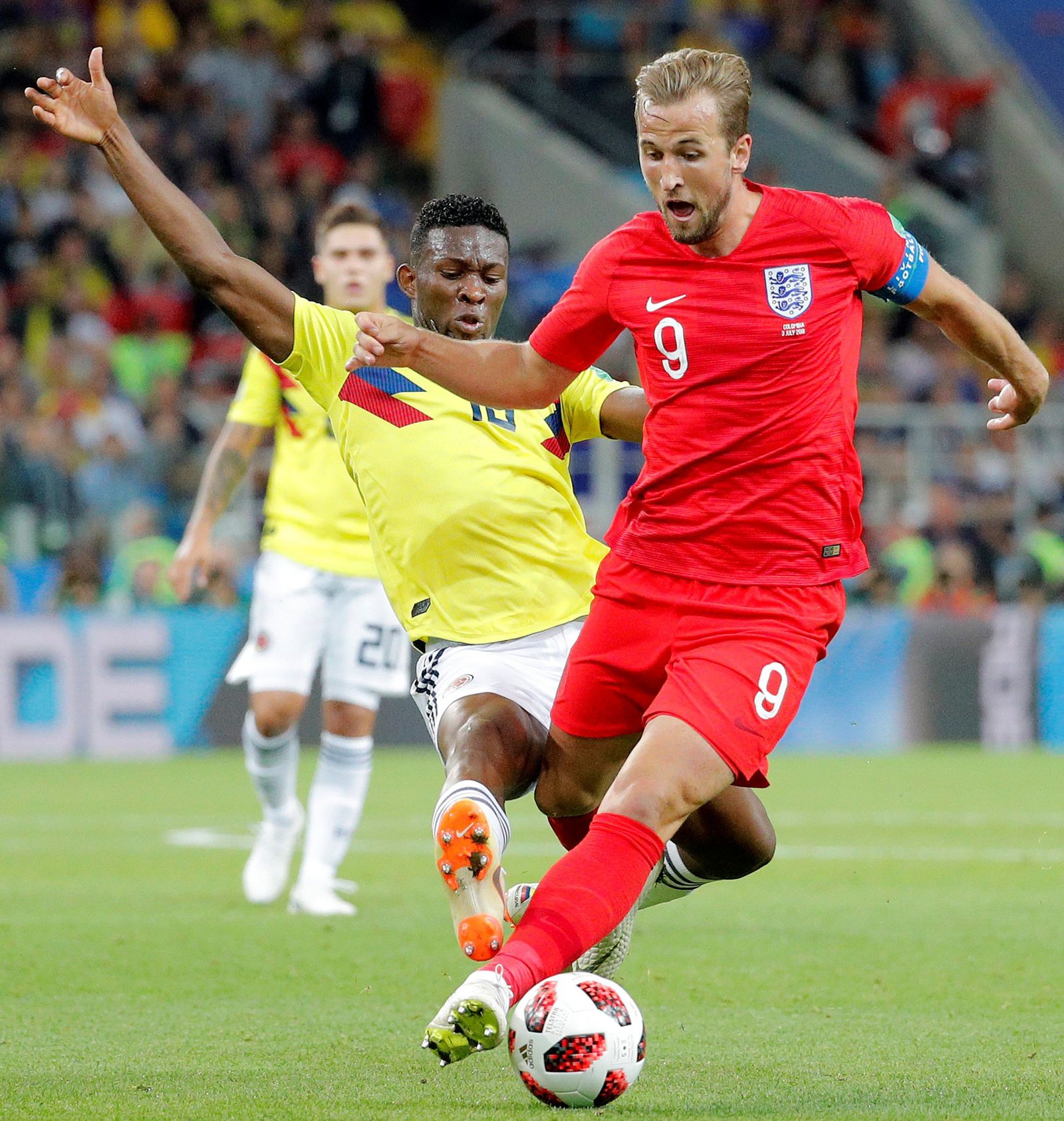 Las imágenes del Colombia-Inglaterra