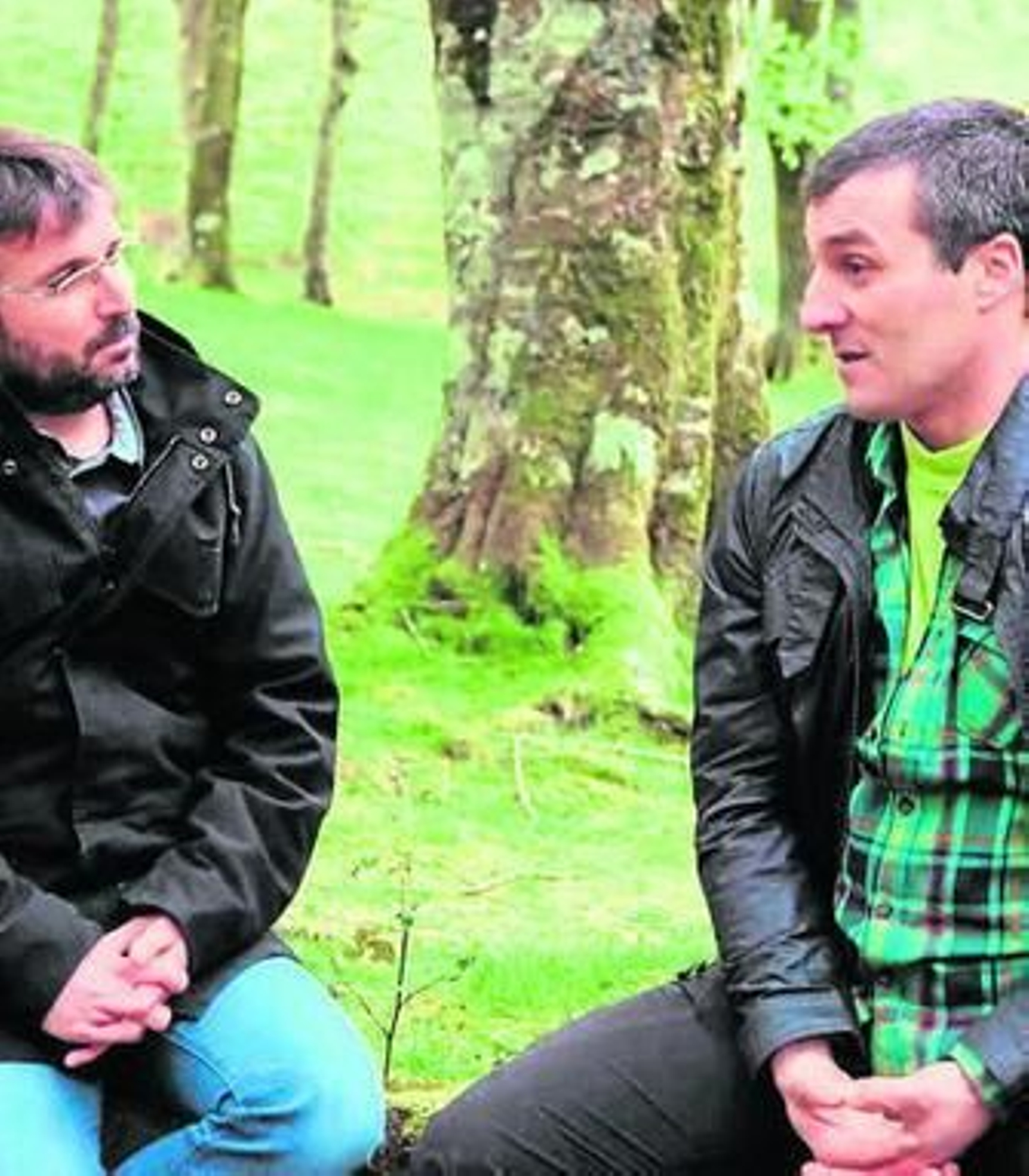 Un momento de la entrevista con Iñaki Rekarte. Un momento de la entrevista con Iñaki Rekarte.