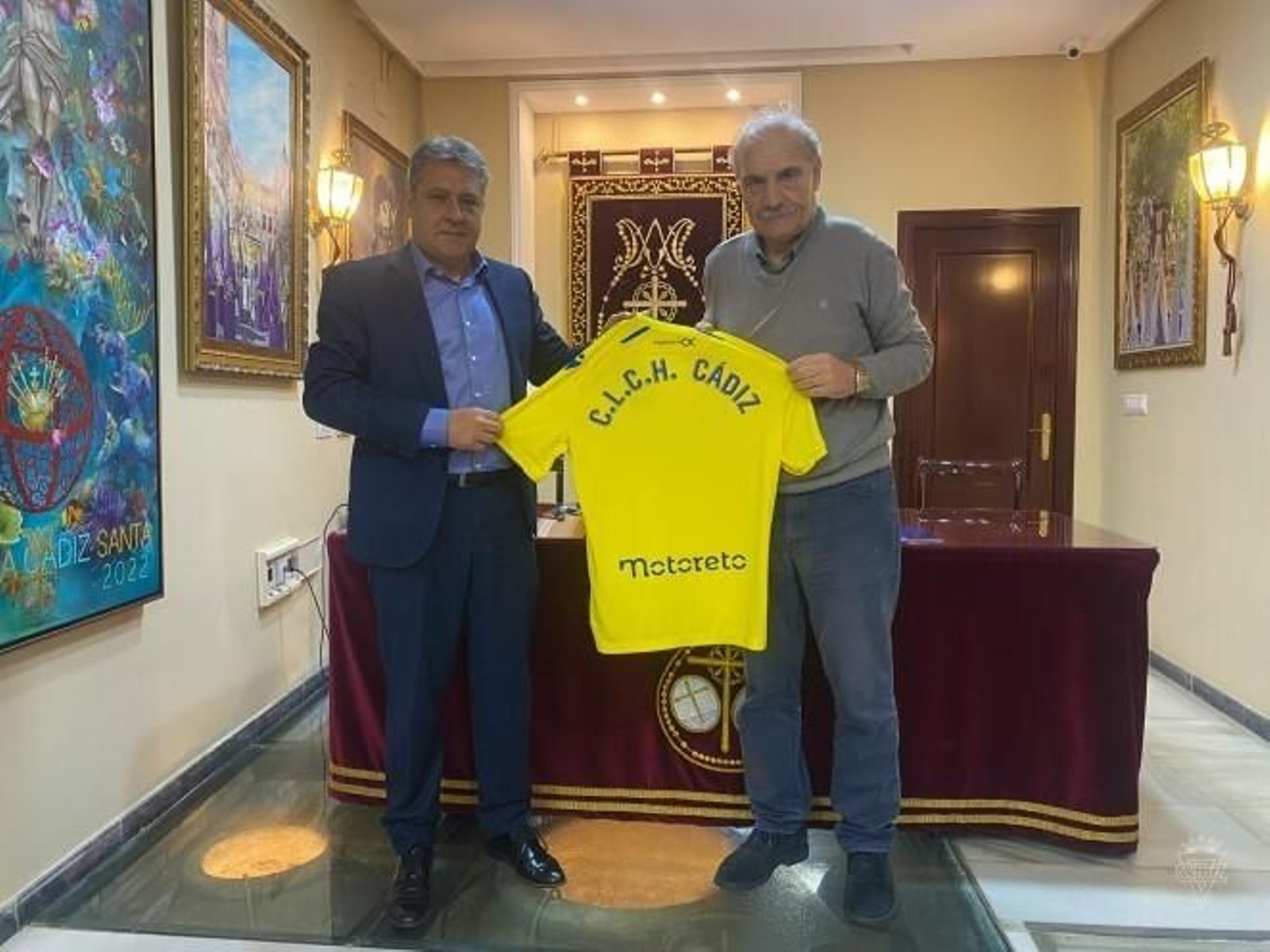 José Mata (i) y Juan Carlos Jurado.