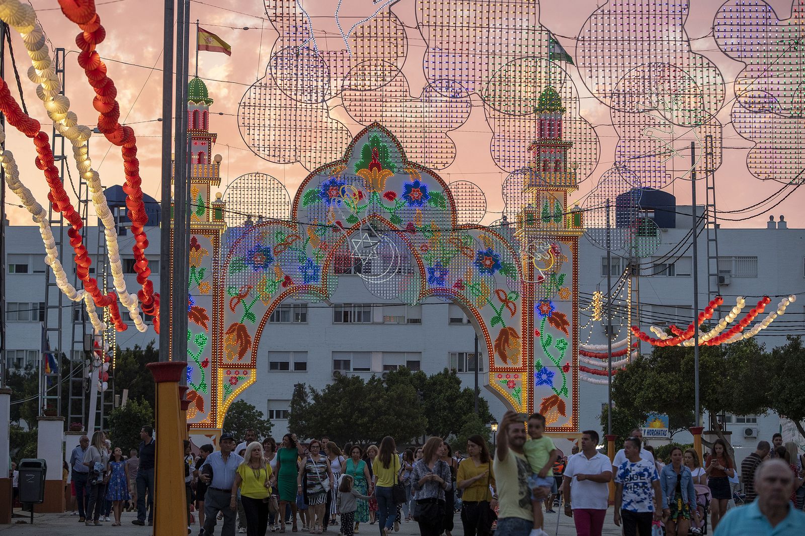 Un momento de la Feria del Carmen y de la Sal del pasado año.