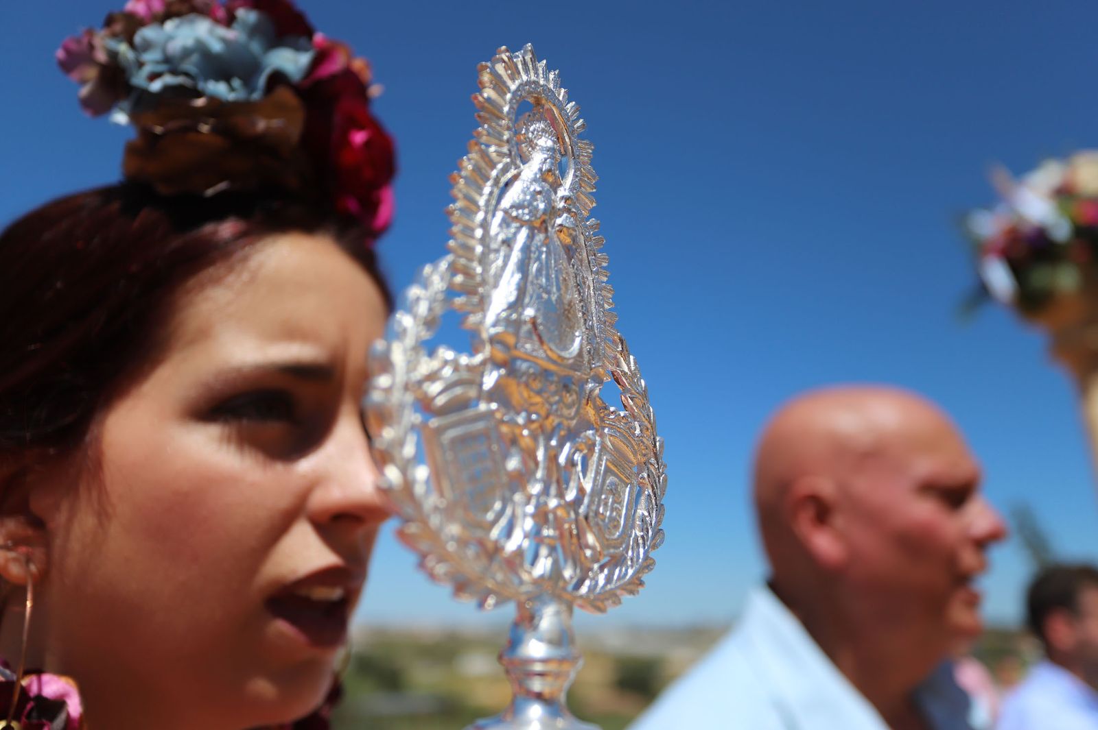 Imágenes de la presentación de las hermandades filiales ante la Virgen de Montemayor