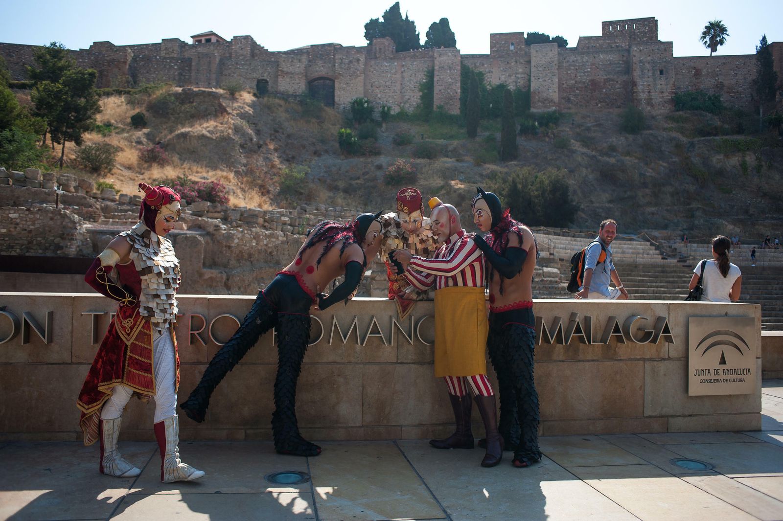 Presentación del espectáculo 'Kooza' del Circo del Sol en Málaga