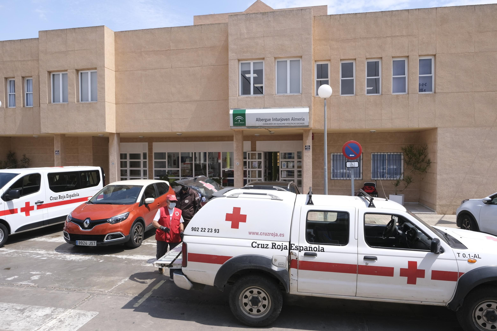 Fotogalería nuevo uso albergue Inturjoven, centro de confinamiento  COVID-19.