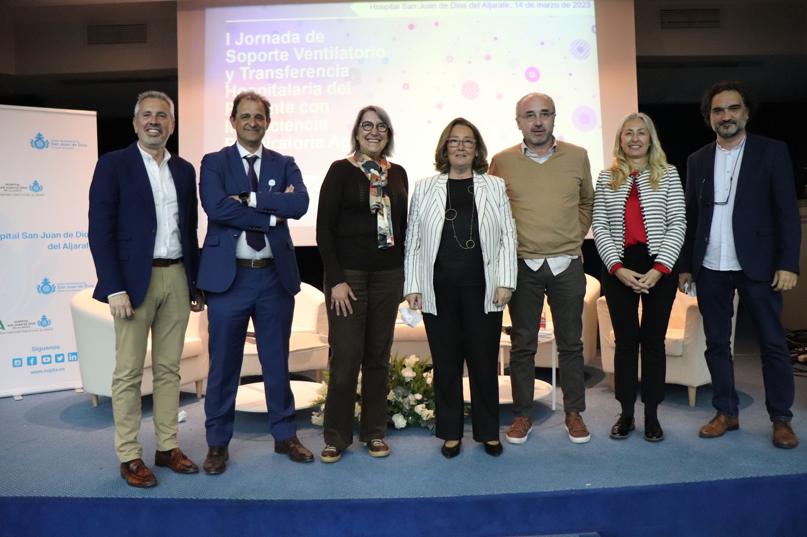 El Hospital de San Juan de Dios del Aljarafe acoge una jornada formativa para el tratamiento de insuficiencias respiratorias agudas