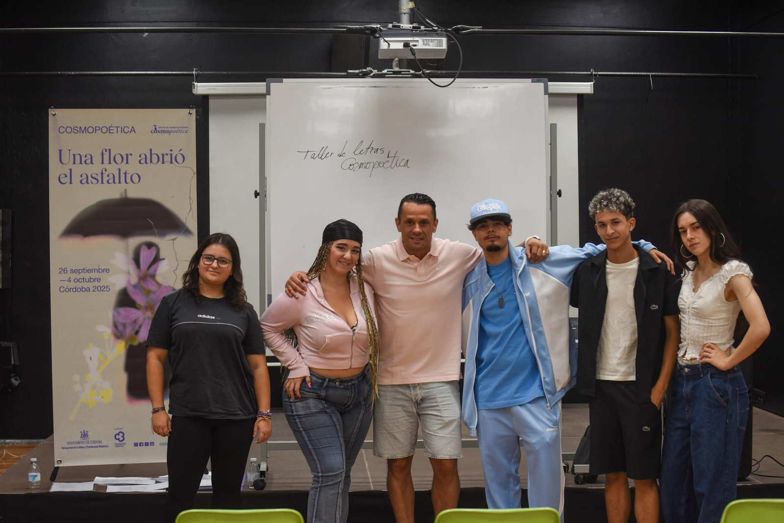 El rapero Haze en el taller de Cosmopoética, en imágenes