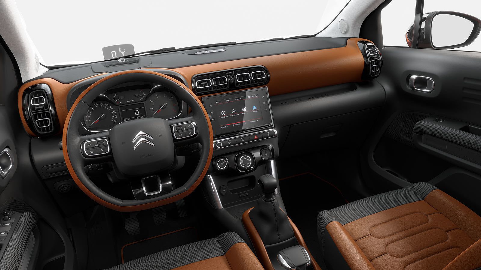 El interior nos recuerda al nuevo C3 y al C4 Cactus.