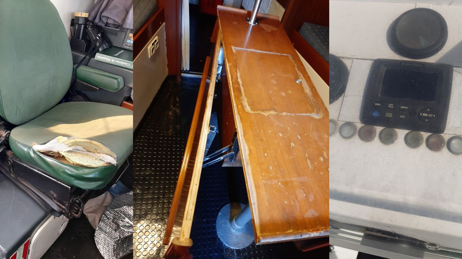 Estado de algunas embarcaciones del Servicio Marítimo de la Guardia Civil en Málaga