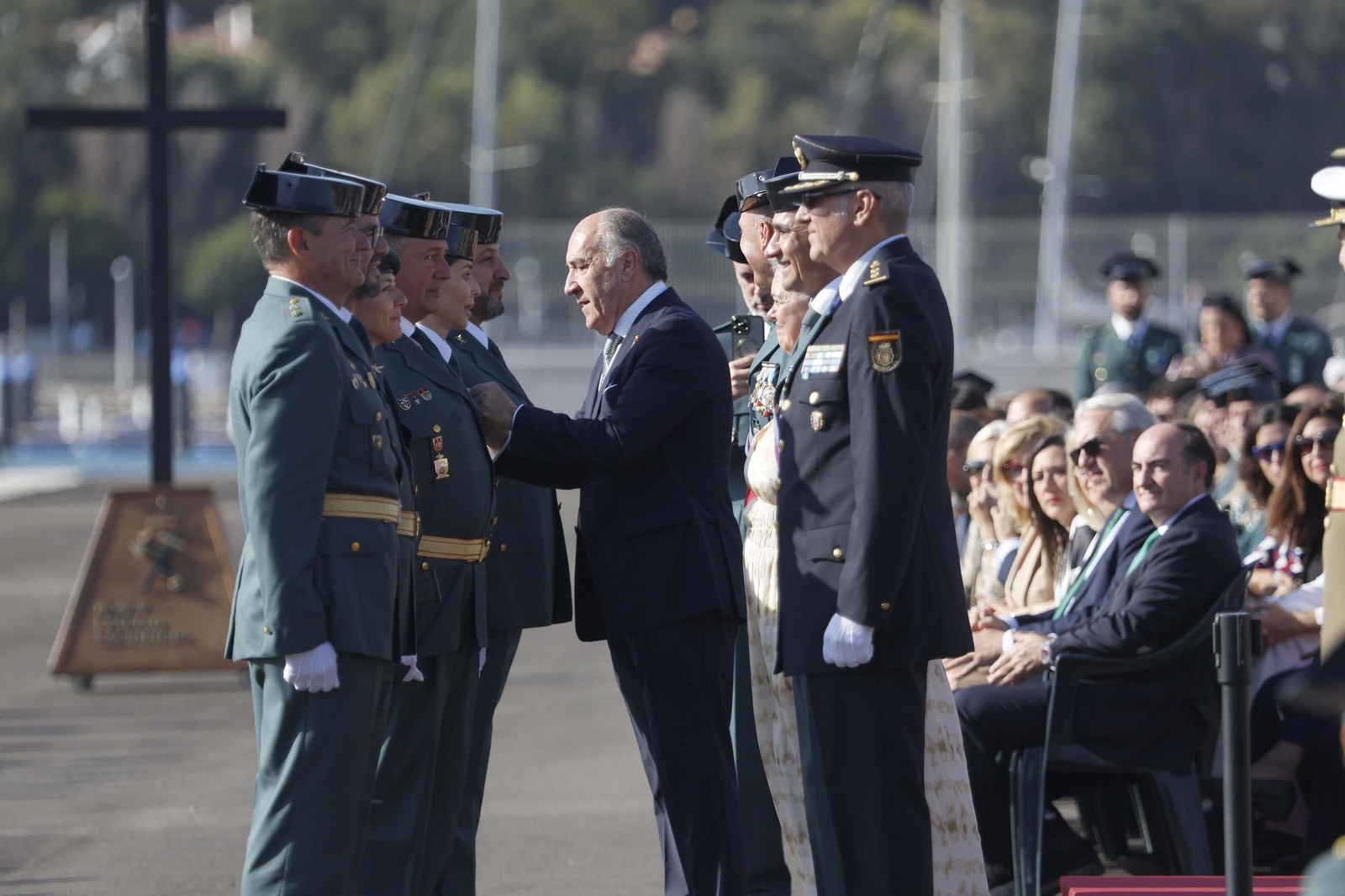 Las fotografías de la inauguración del nuevo muelle de la Guardia Civil en Algeciras