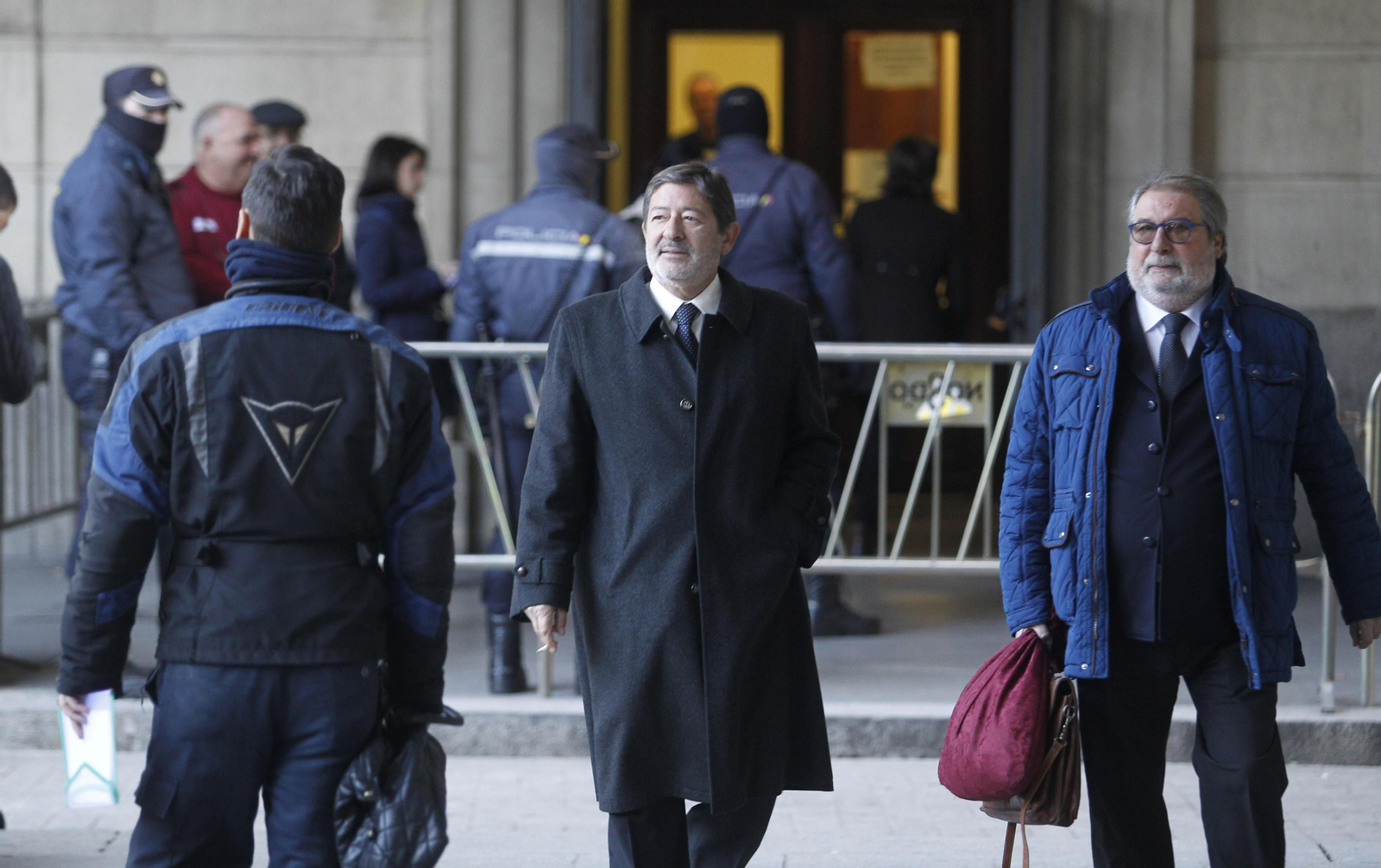 Francisco Javier Guerrero, con su abogado.