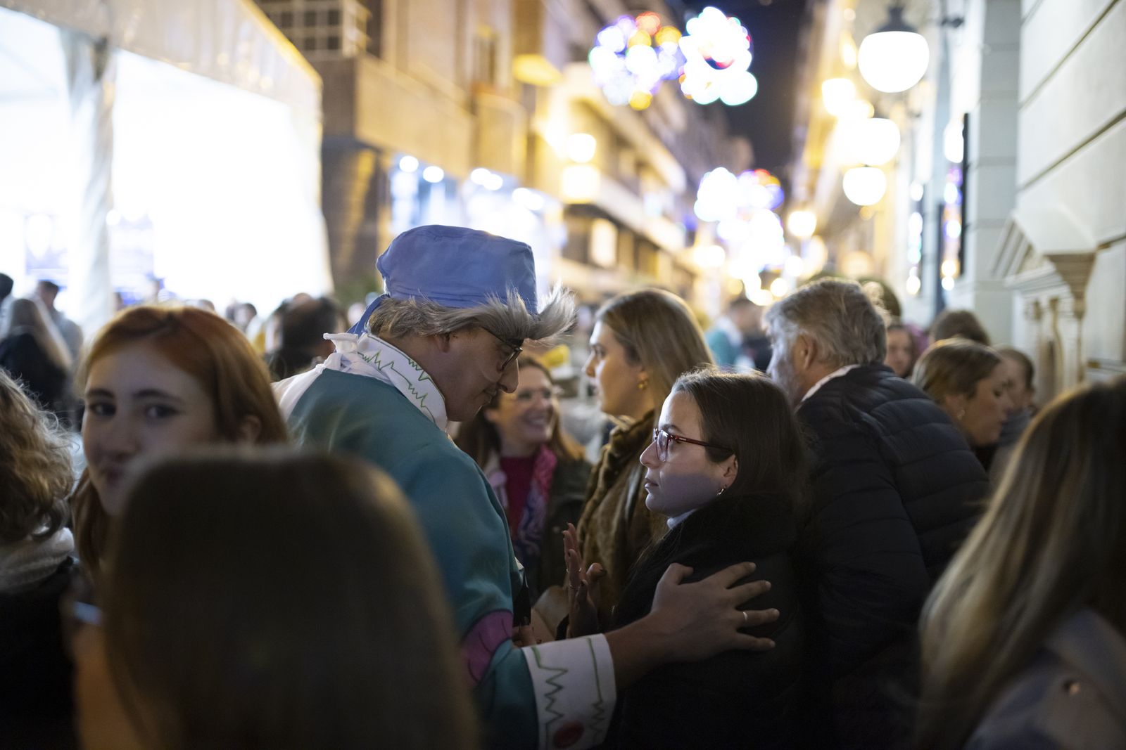 Ambiente del primer día de semifinal del Carnaval Colombino