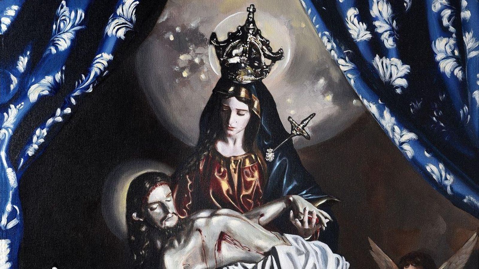 Cartel Oficial XXV Aniversario Coronación Canónica de Nuestra Señora de las Angustias de Santa María de la Alhambra