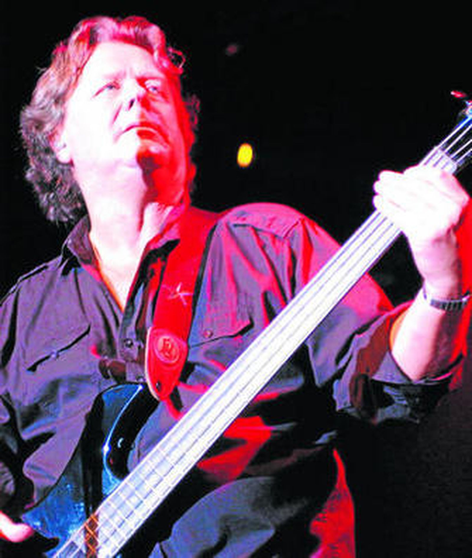 John Wetton, al bajo, en un concierto reciente de Asia.