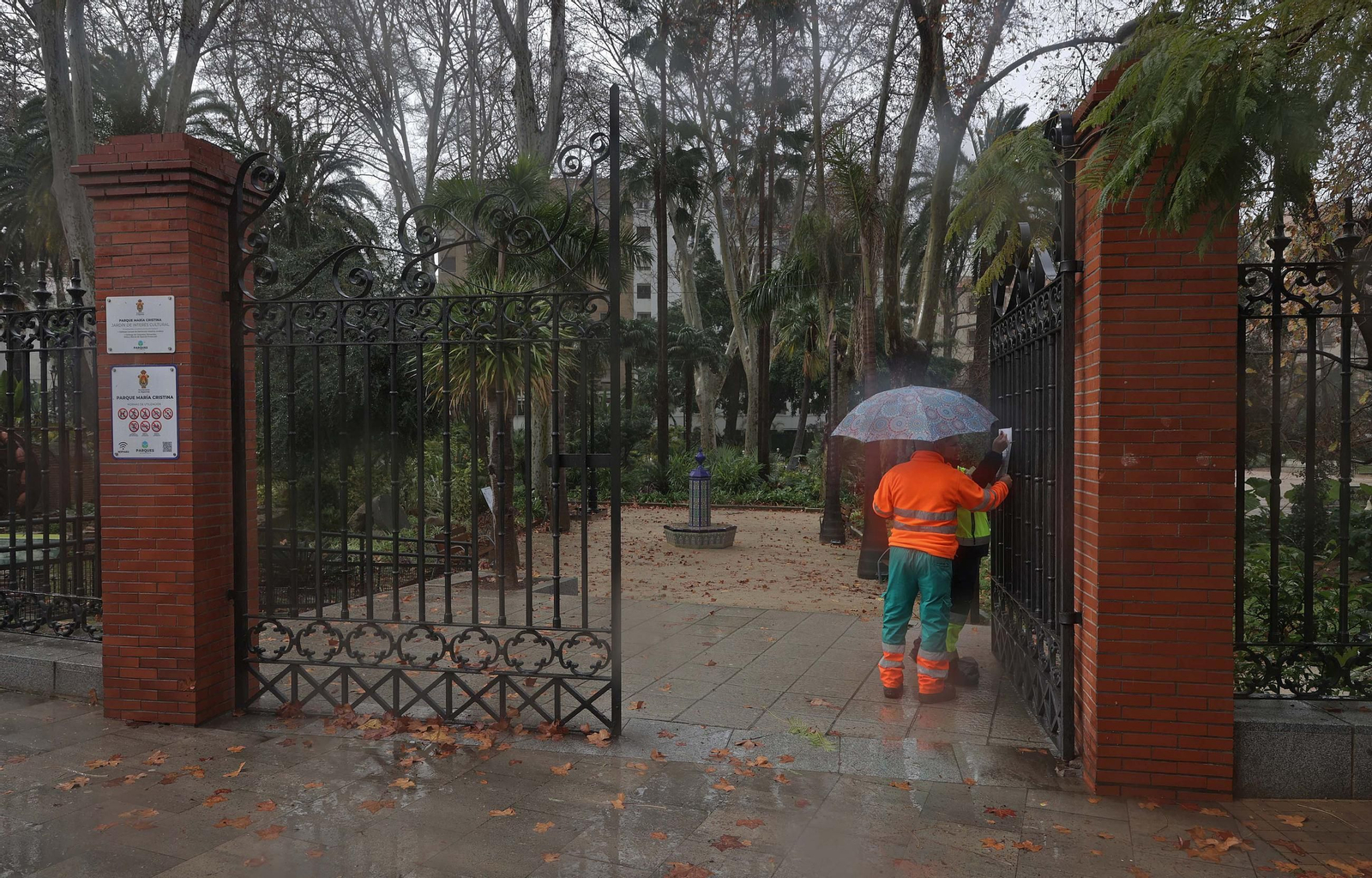 Fotos de los efectos de la borrasca Herminia en Algeciras