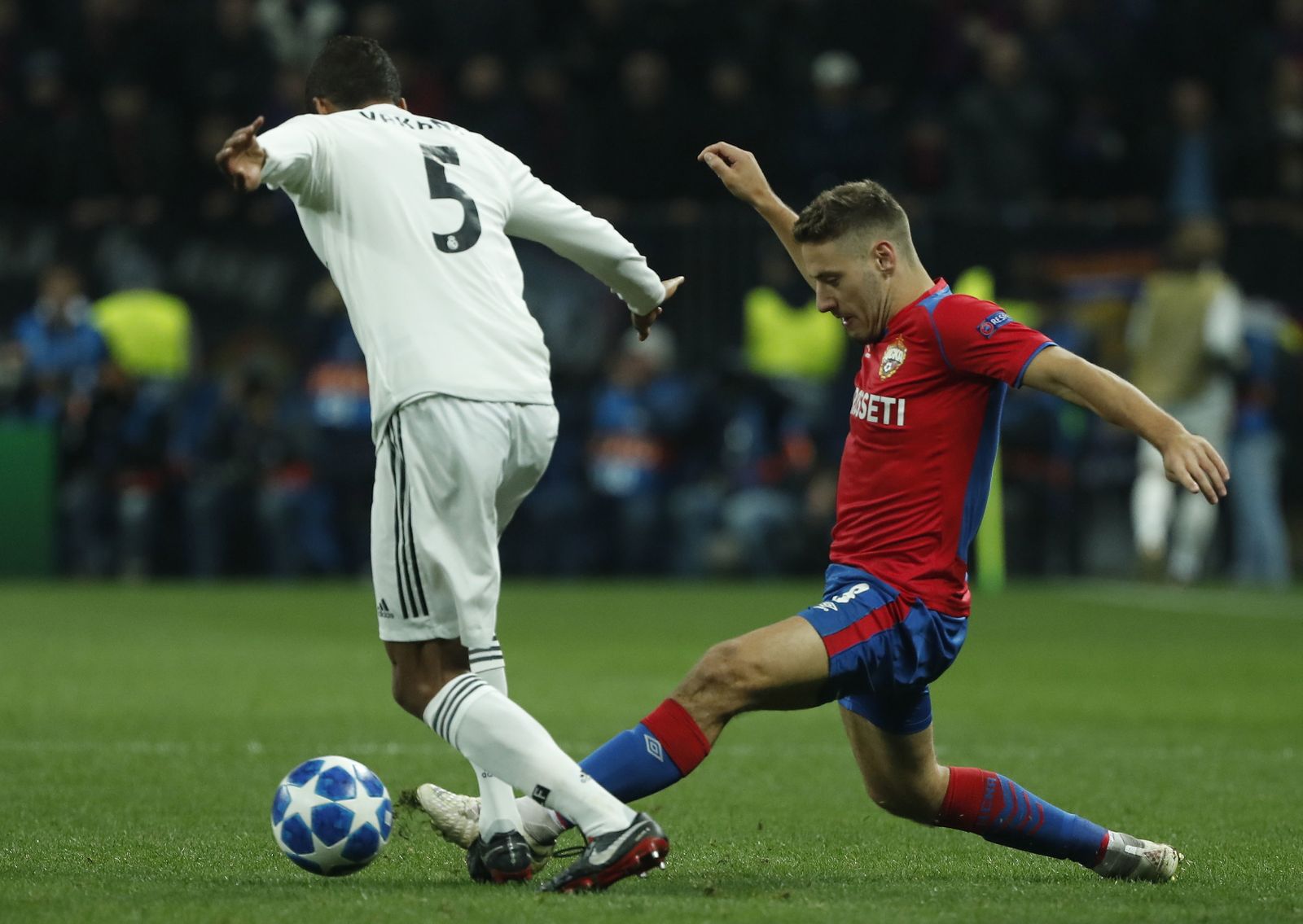 El CSKA de Moscú-Real Madrid, en imágenes