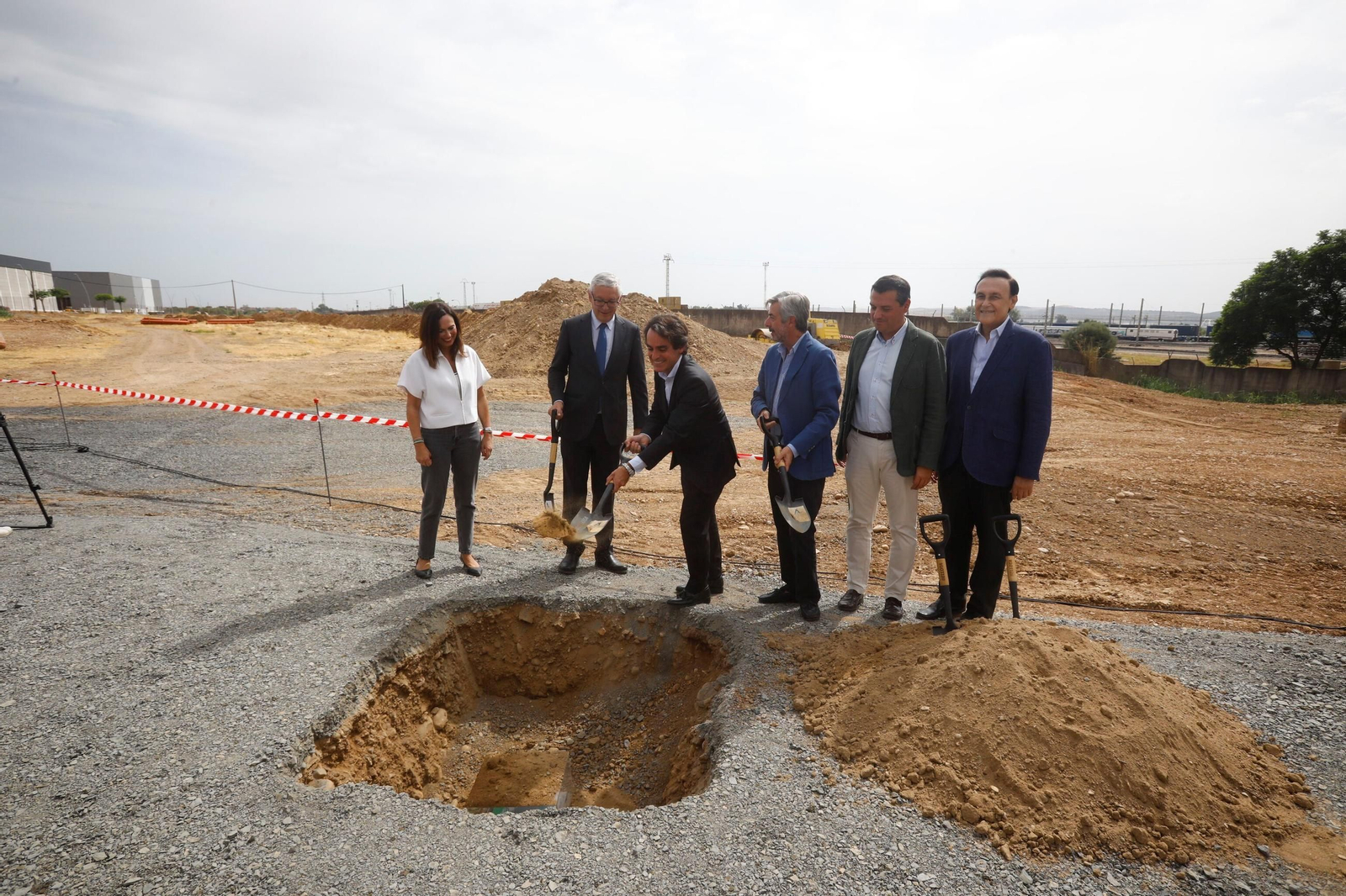 El inicio de las obras de la tercera fase del parque logístico de Córdoba, en imágenes