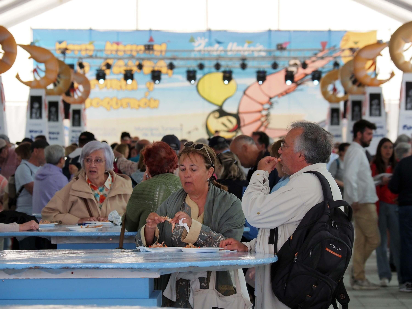 Las mejores fotografías del primer día de la Feria de la Gamba de Punta Umbría