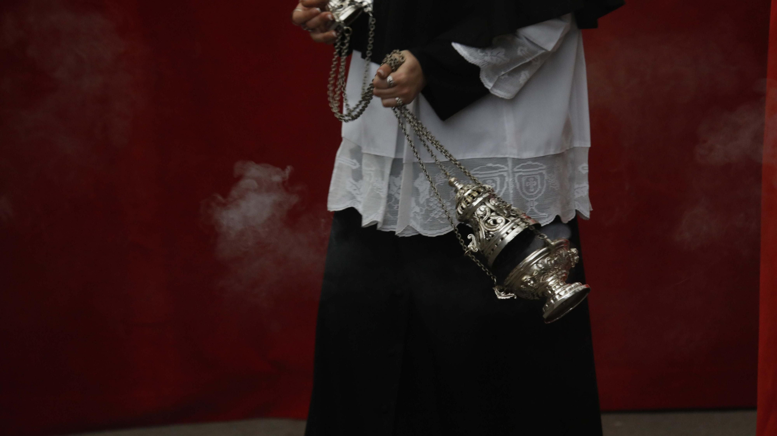 Fotos del Domingo de Ramos en La Línea: La Borriquita y Flagelación