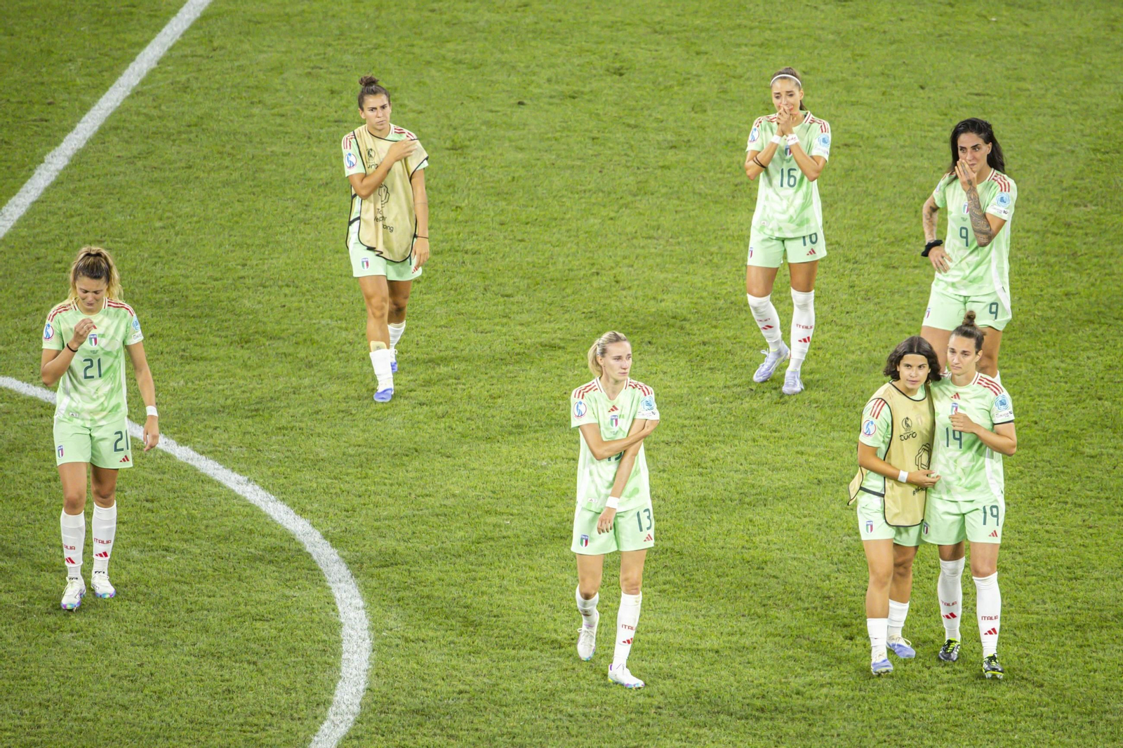 Las imágenes del Inglaterra-Italia