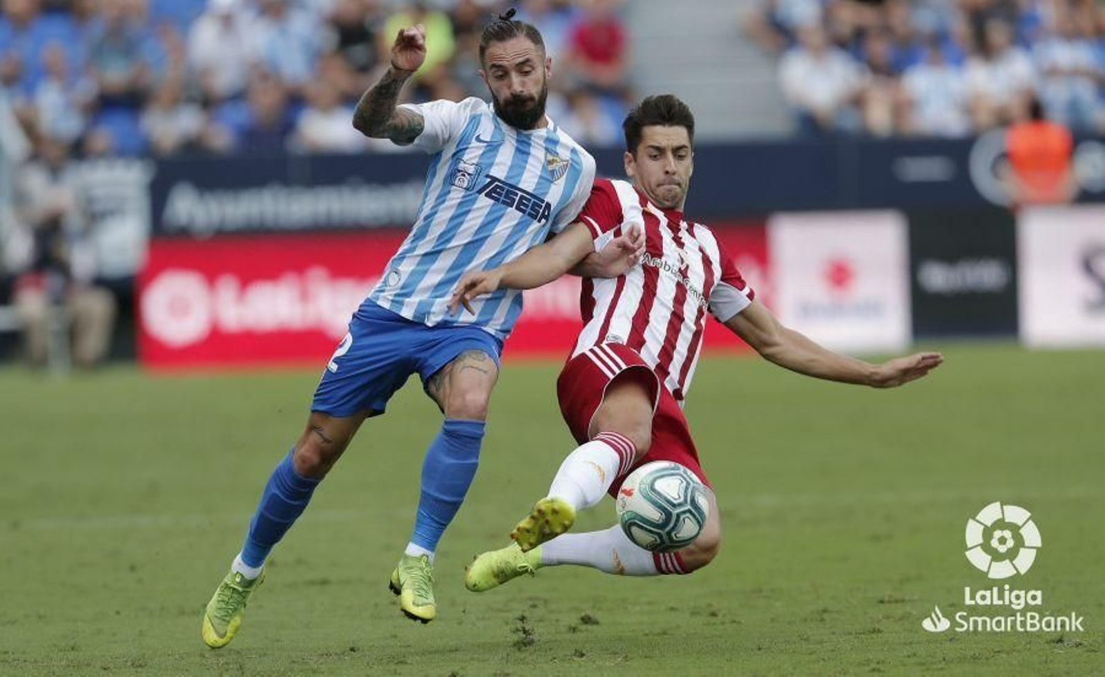 De la Hoz en el duelo ante el Málaga de La Rosaleda