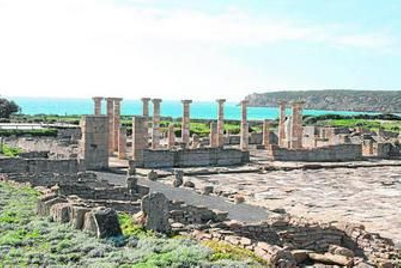 Imagen del conjunto arqueológico de Baelo Claudia.
