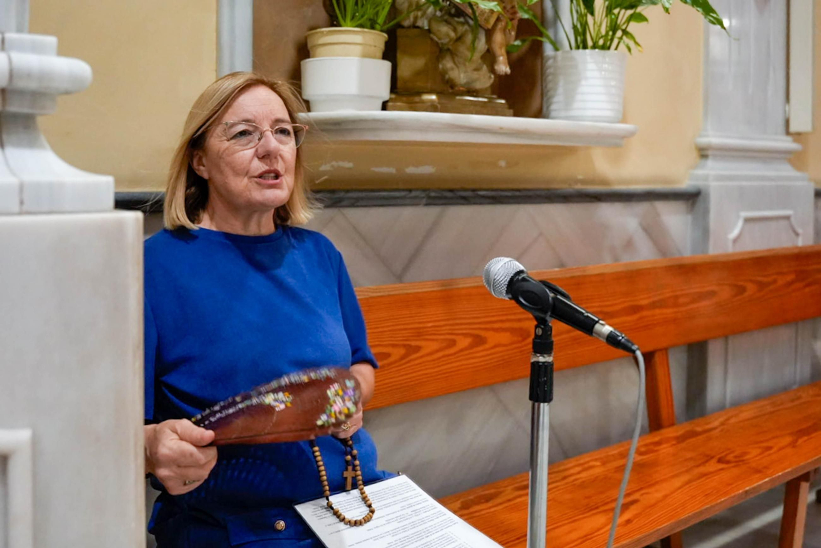 Las imágenes del la misa en Macael ofrecida por los niños y familias