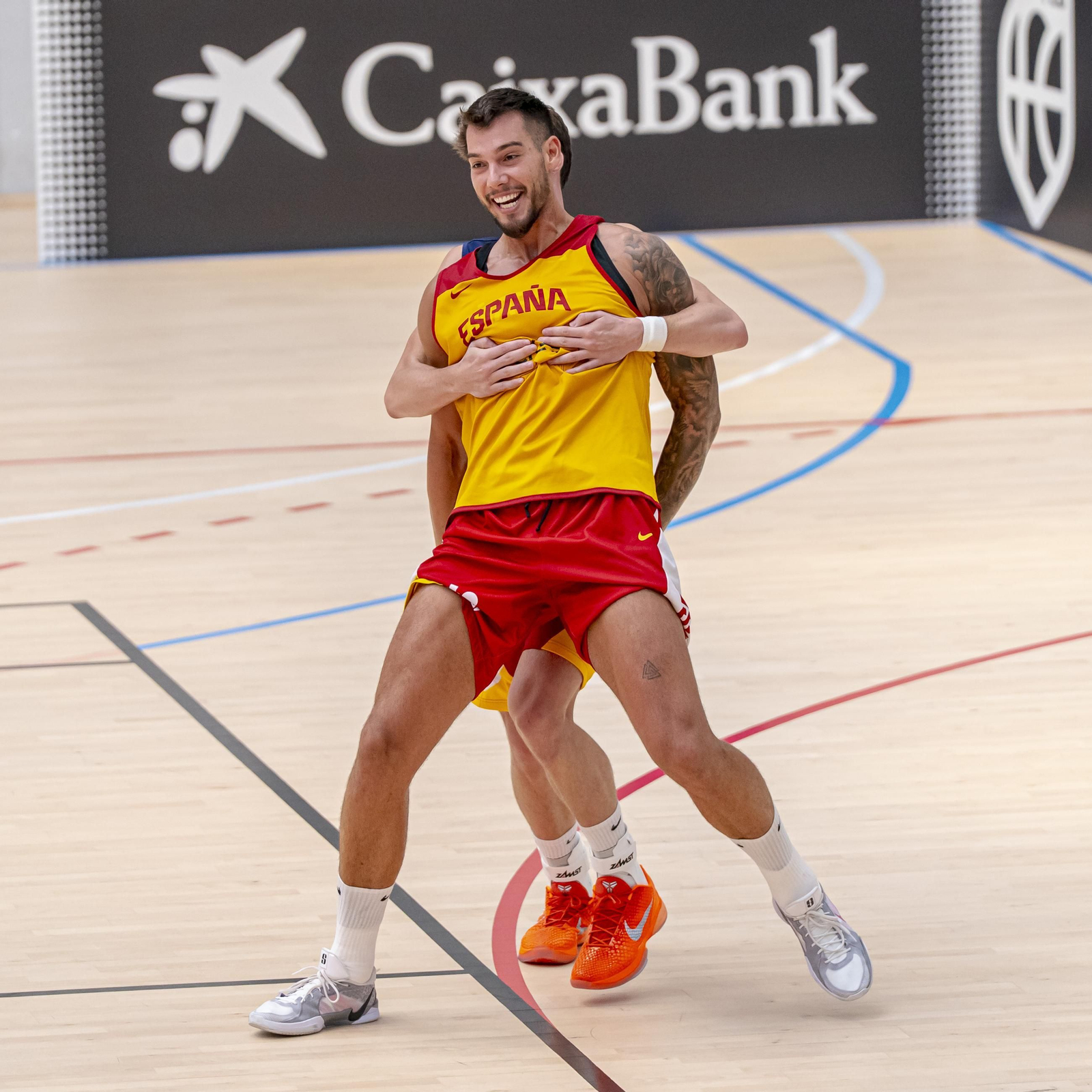 España acaba su trabajo en Madrid antes de venir a Málaga