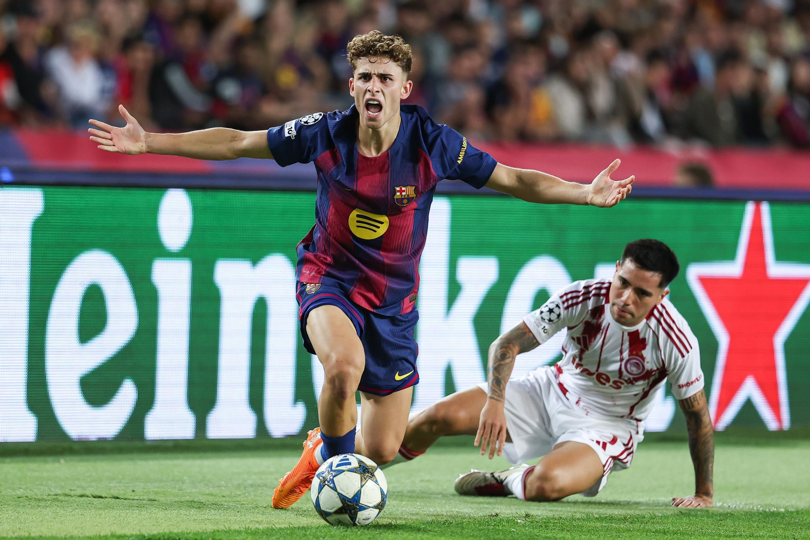 Las fotos del Barcelona-Olympiacos