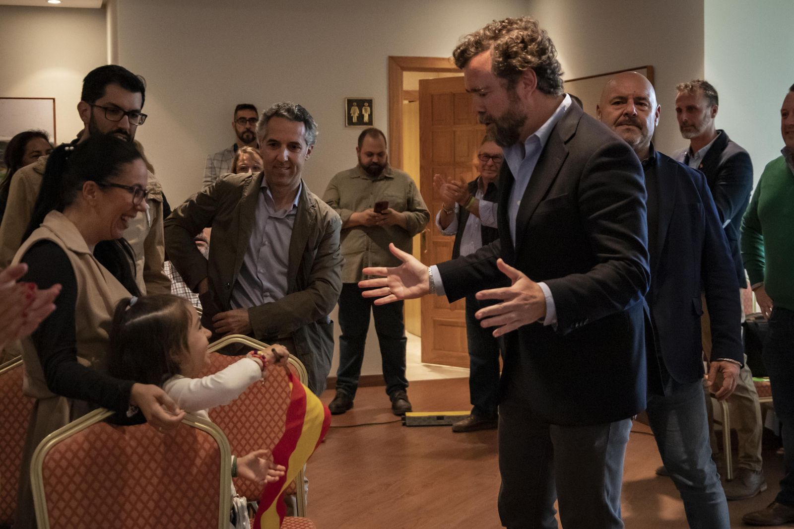 Espinosa de los Monteros, en un mitin de Vox en Jerez