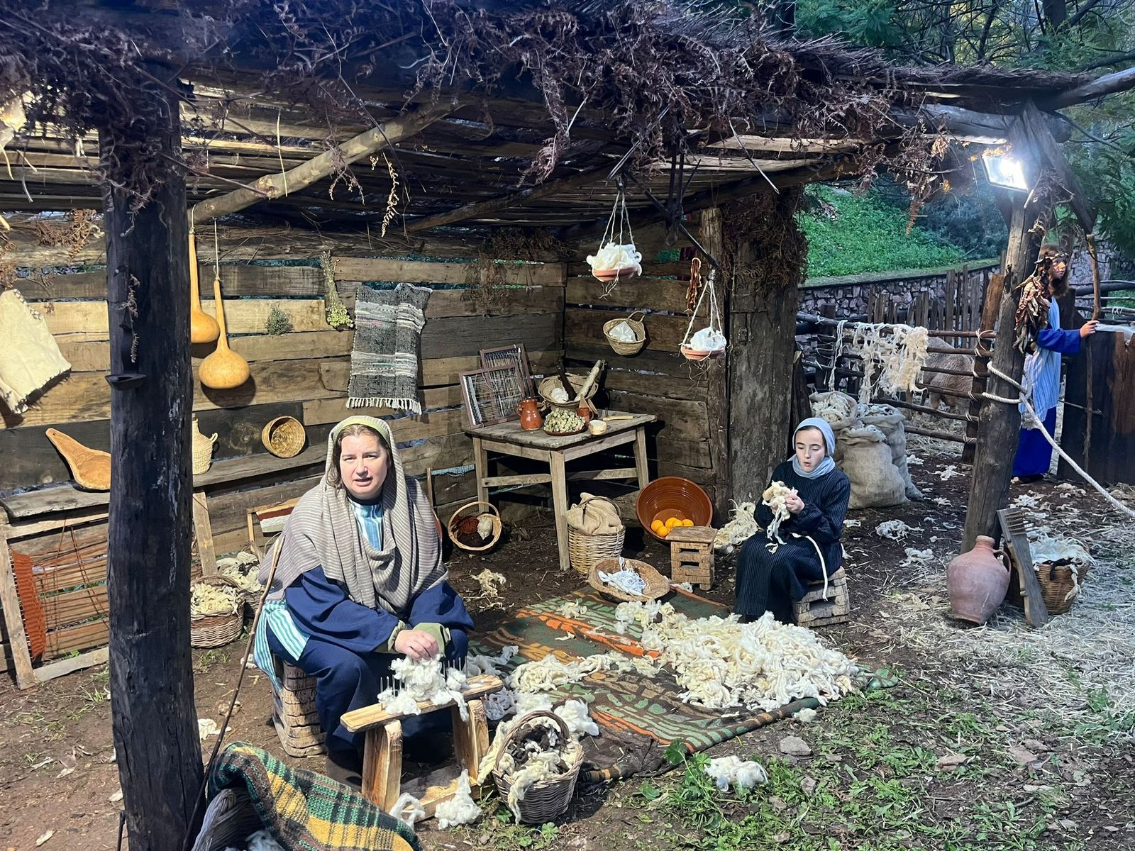 Así de bonito es el Belén Viviente de Puerto Moral
