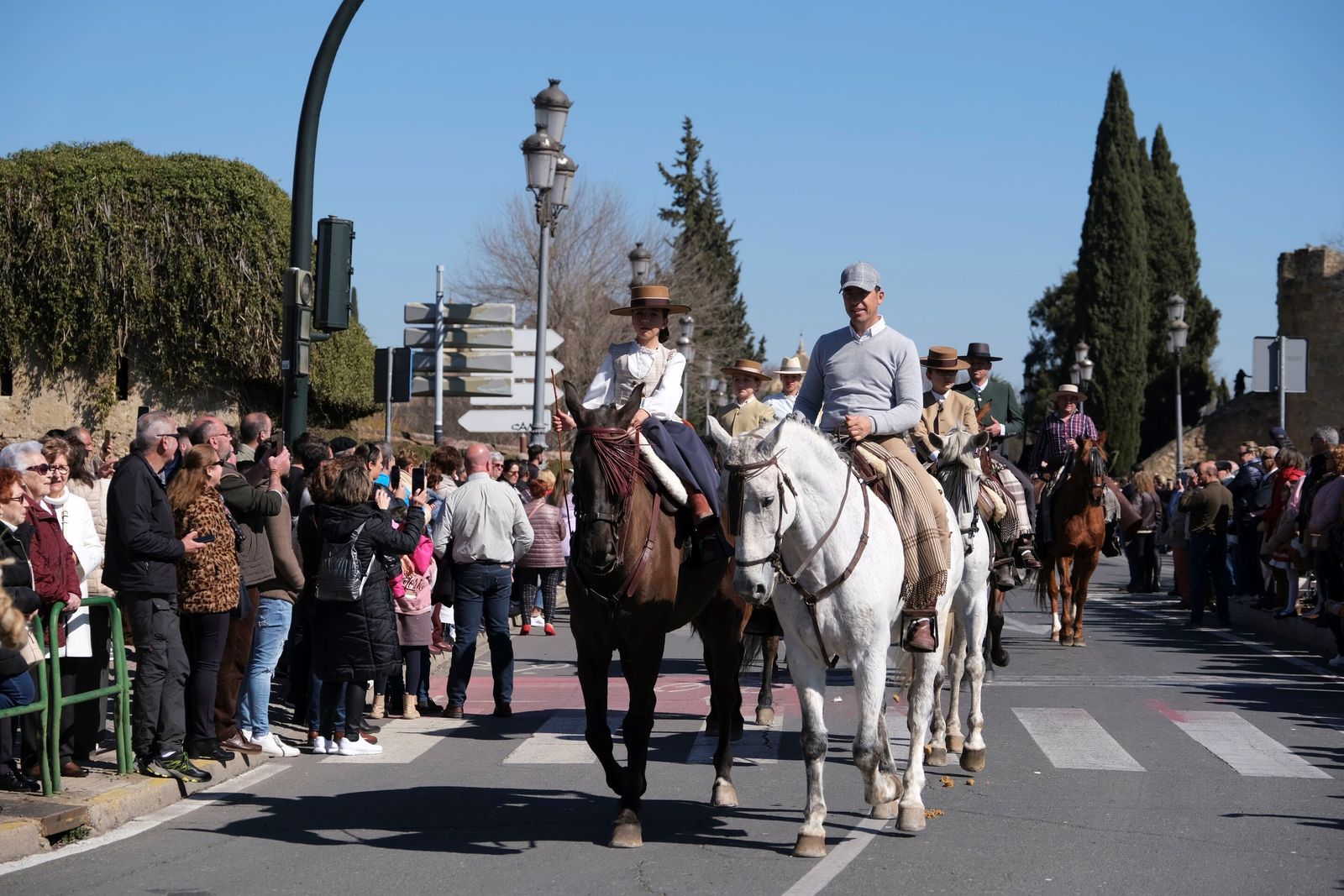La XV marcha hípica por el Día de Andalucía en Córdoba, en imágenes
