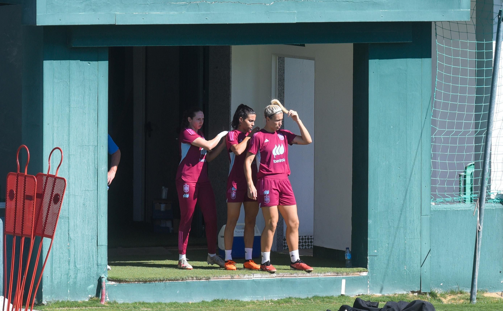 El entrenamiento de la Selección Española Femenina, en imágenes