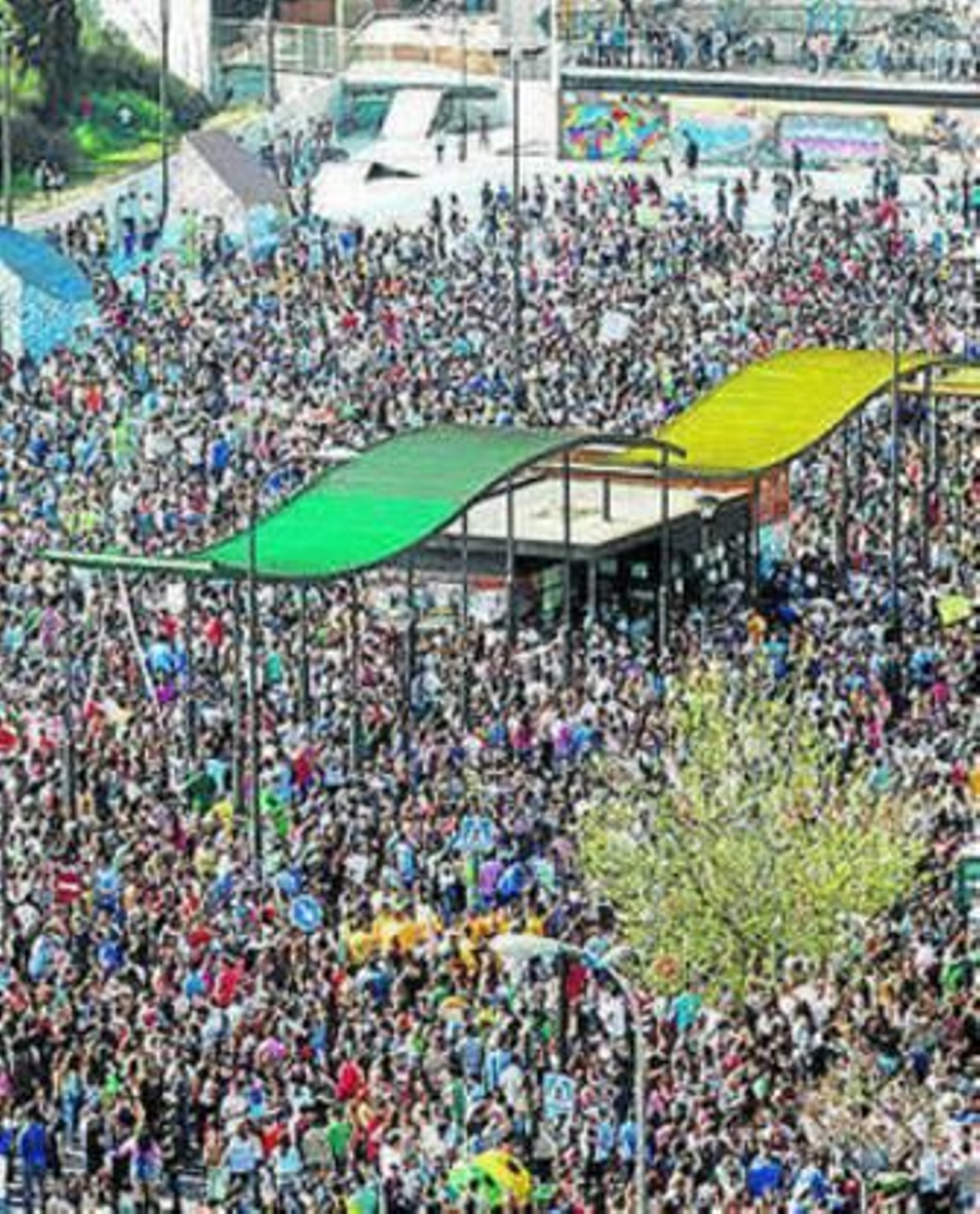 Imagen de archivo del botellódromo.