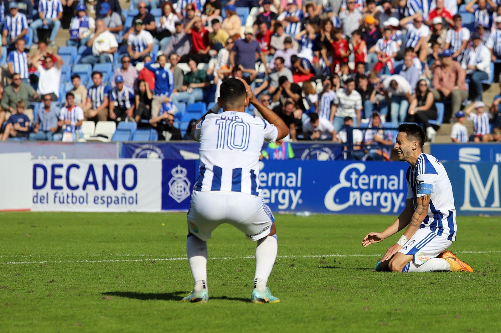 Las mejores imágenes del Recreativo de Huelva-Burgos, partido de eliminatoria de la Copa del Rey